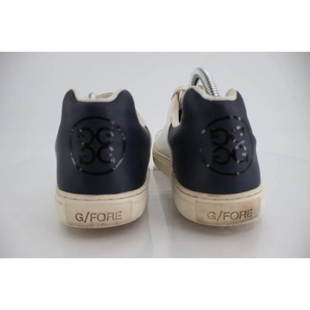 G/Fore Men's Golf Sneakers Size 10.5 White Casual Leather Shoes Lace Up